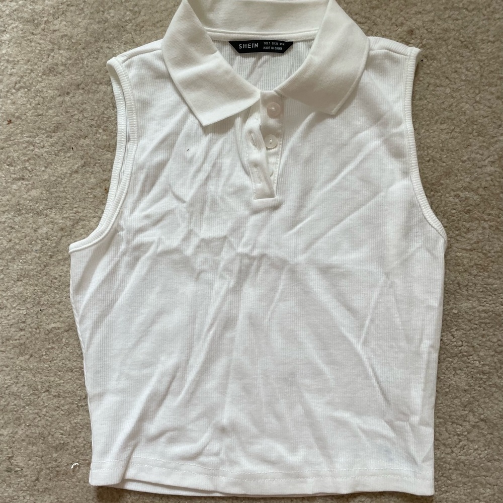shein collar top